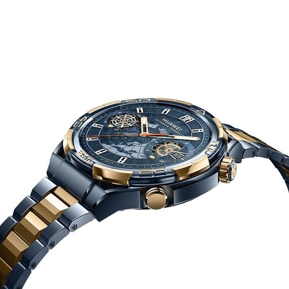 Смарт-часы Huawei Watch Ultimate Design Sapphire gold, Размер корпуса : 48,8 мм, Цвет: Sapphire gold, изображение 4 Смарт-часы Huawei Watch Ultimate Design Sapphire gold, Размер корпуса : 48,8 мм, Цвет: Sapphire gold, изображение 4