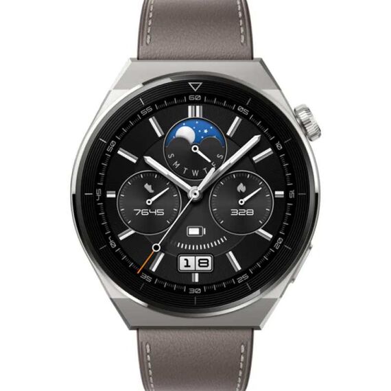 Смарт- часы HUAWEI WATCH GT 3 Pro Titanium | 46,6 mm | Grey, Размер корпуса : 46,6 мм, Цвет: Grey, изображение 2 Смарт- часы HUAWEI WATCH GT 3 Pro Titanium | 46,6 mm | Grey, Размер корпуса : 46,6 мм, Цвет: Grey, изображение 2