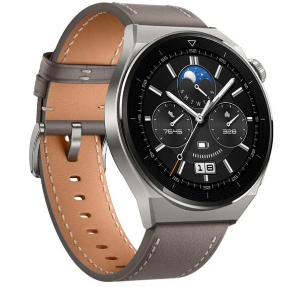 Смарт- часы HUAWEI WATCH GT 3 Pro Titanium | 46,6 mm | Grey, Размер корпуса : 46,6 мм, Цвет: Grey, изображение 5 Смарт- часы HUAWEI WATCH GT 3 Pro Titanium | 46,6 mm | Grey, Размер корпуса : 46,6 мм, Цвет: Grey, изображение 5