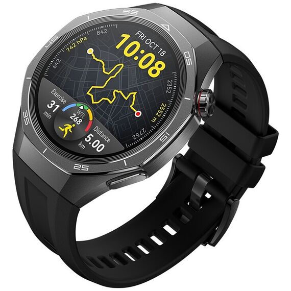 Смарт-часы HUAWEI WATCH GT 5 Pro | 46 mm | Black, Размер корпуса : 46 мм, Цвет: Black, изображение 3 Смарт-часы HUAWEI WATCH GT 5 Pro | 46 mm | Black, Размер корпуса : 46 мм, Цвет: Black, изображение 3