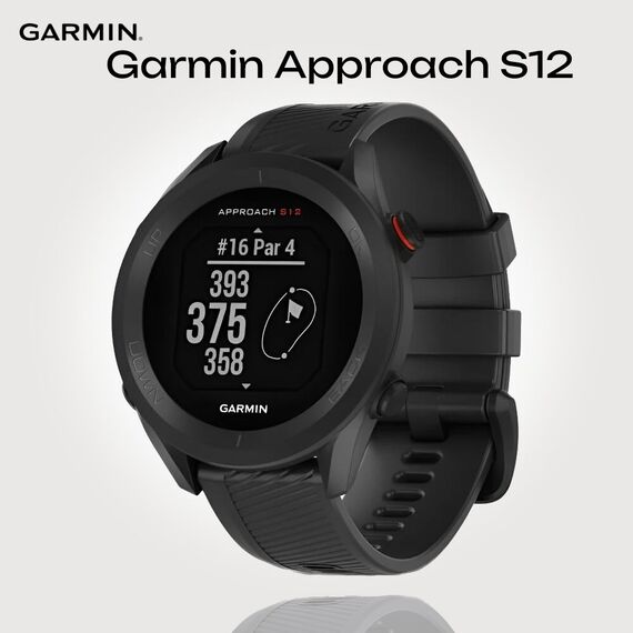 Смарт-часы Garmin Approach S12 Black, Цвет: Black