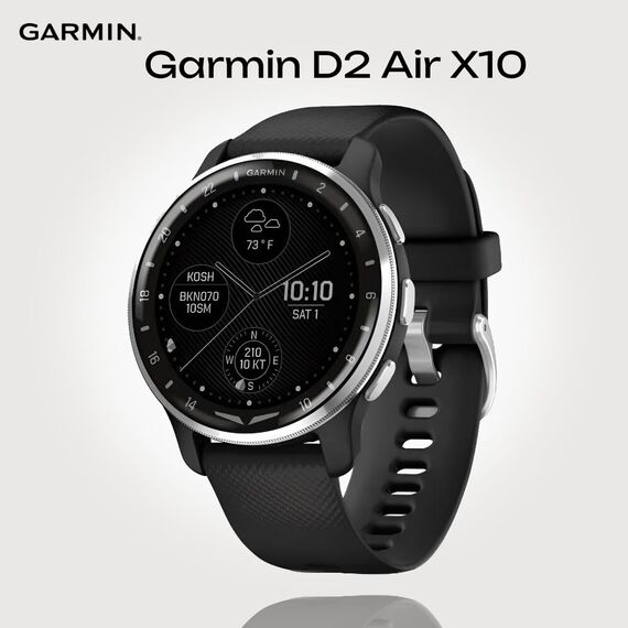 Смарт-часы Garmin D2 Air X10 Black, Цвет: Black