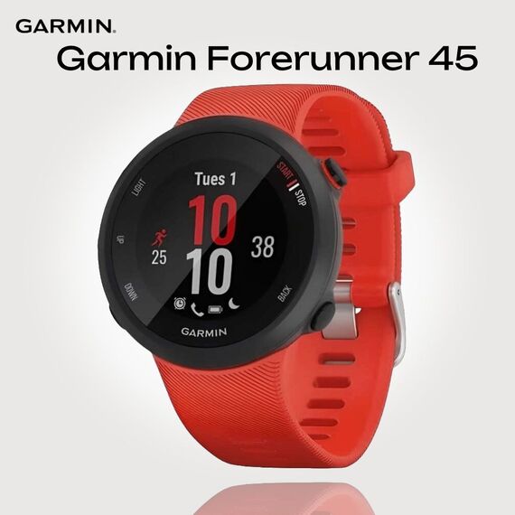 Смарт-часы Garmin Forerunner 45 Lava Red, Размер корпуса : 42 мм, Цвет: Lava Red