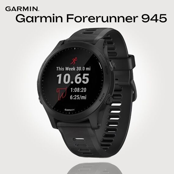 Смарт-часы Garmin Forerunner 945 Black, LTE: Нет, Цвет: Black