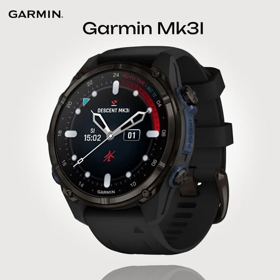 Смарт-часы Garmin Descent Mk3I 43 mm Carbon Gray DLC Titanium/Black