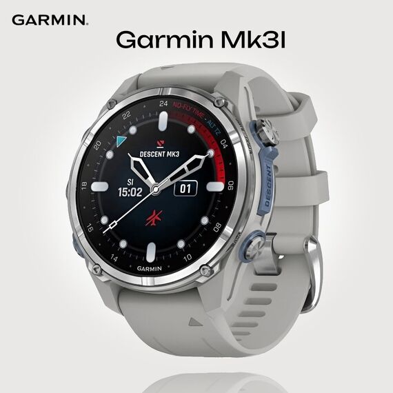 Смарт-часы Garmin Descent Mk3 43 mm Stainless Steel/Fog Gray Смарт-часы Garmin Descent Mk3 43 mm Stainless Steel/Fog Gray