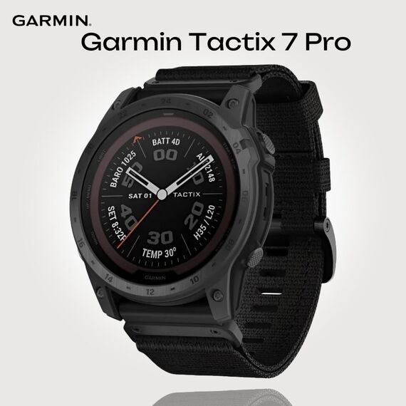 Смарт-часы Garmin Tactix 7 Pro Edition, Версия: Pro, Цвет: Black