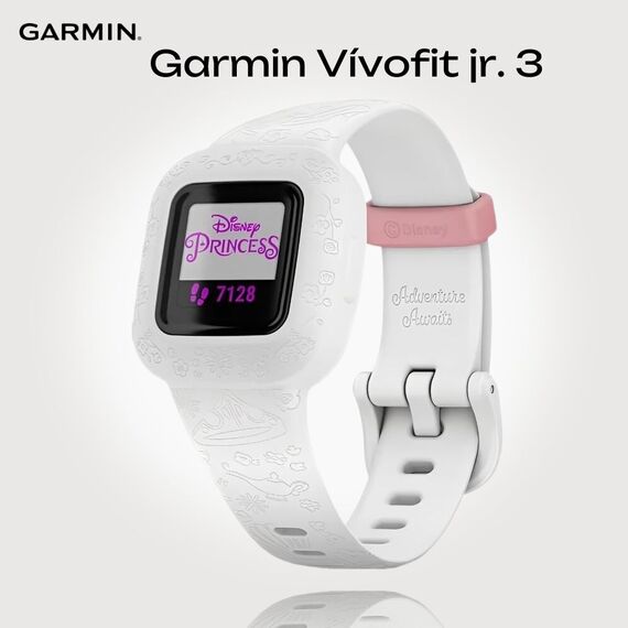 Смарт-часы Garmin Vívofit jr. 3 Disney Princess, Версия: Disney Princess, Цвет: White