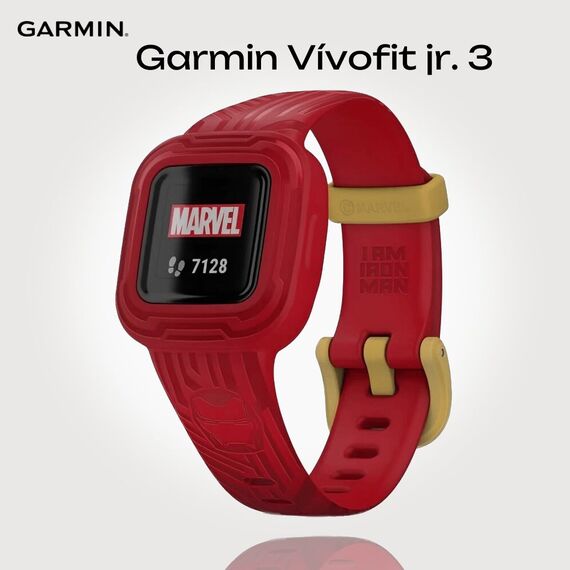 Смарт-часы Garmin Vívofit jr. 3 Marvel Iron Man, Версия: Marvel, Цвет: Iron Man