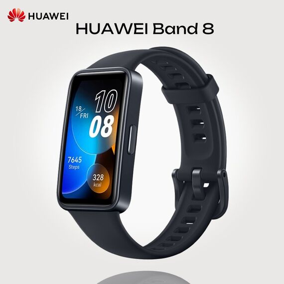 Фитнес-браслет HUAWEI Band 8 Midnight black, Размер корпуса : 37,4 мм, Цвет: Midnight black