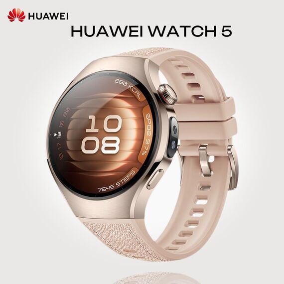Смарт-часы HUAWEI WATCH 5 | 42 mm | Beige, Размер корпуса : 42 мм, Цвет: Beige