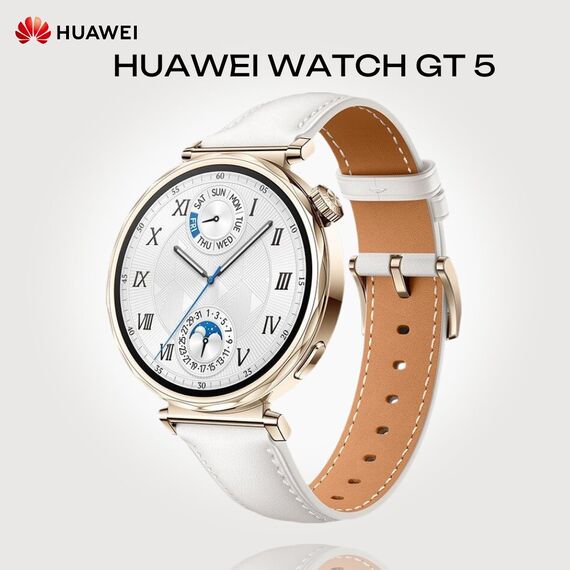 Смарт-часы HUAWEI WATCH GT 5 | 41 mm | White, Размер корпуса : 41 мм, Цвет: White