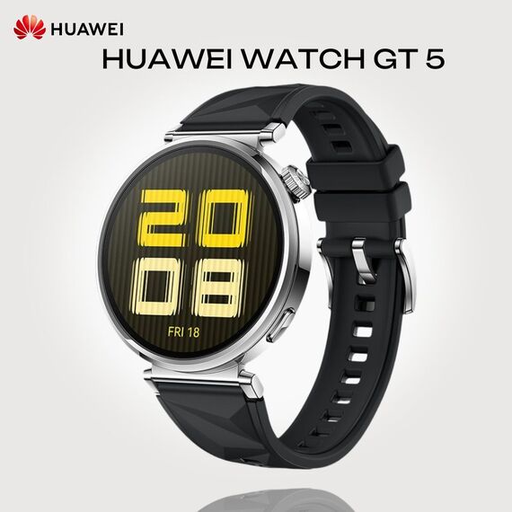 Смарт-часы HUAWEI WATCH GT 5 | 41 mm | Black, Размер корпуса : 41 мм, Цвет: Black
