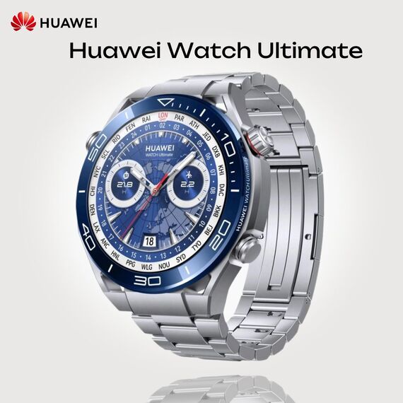 Смарт - часы Huawei Watch Ultimate Silver, Размер корпуса : 48,8 мм, Цвет: Silver