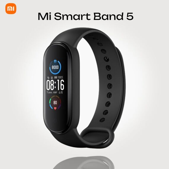 Фитнес-браслет Xiaomi Mi Smart Band 5 Black
