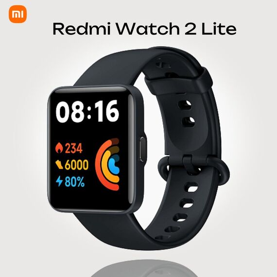 Xiaomi Redmi Watch 2 Lite Black, Цвет: Black