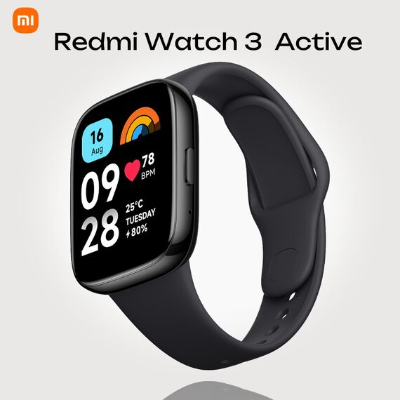 Xiaomi Redmi Watch 3 Active Black, Цвет: Black