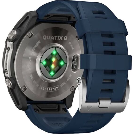 Смарт-часы Garmin Quatix 8 Amoled | 51 mm | Marine GPS Smartwatch, Размер корпуса : 51 мм, изображение 6 Смарт-часы Garmin Quatix 8 Amoled | 51 mm | Marine GPS Smartwatch, Размер корпуса : 51 мм, изображение 6