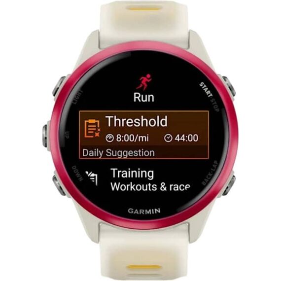 Смарт-часы Garmin Forerunner 570 | 42 mm | Bone/Mango, Размер корпуса : 42 мм, Цвет: Bone/Mango, изображение 3 Смарт-часы Garmin Forerunner 570 | 42 mm | Bone/Mango, Размер корпуса : 42 мм, Цвет: Bone/Mango, изображение 3
