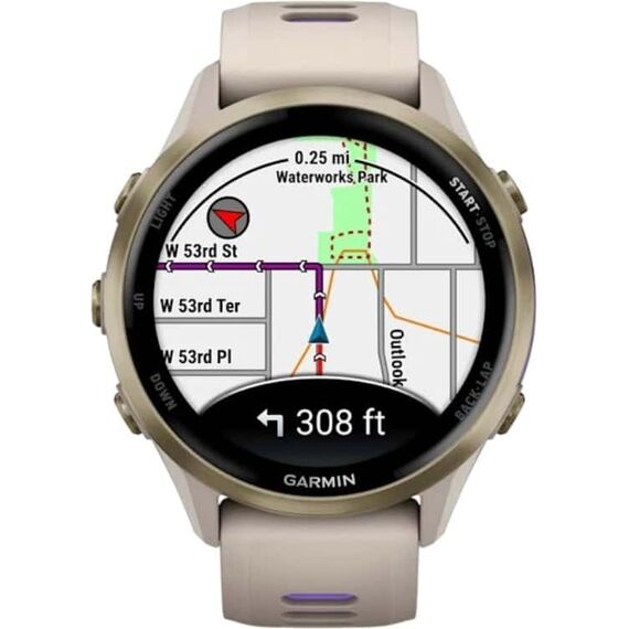 Смарт-часы Garmin Forerunner 970 French Gray/Translucent Indigo, Цвет: French Gray, изображение 4