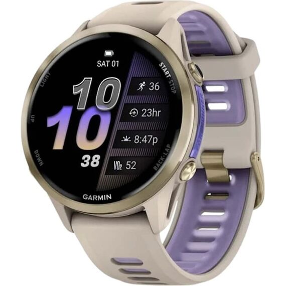 Смарт-часы Garmin Forerunner 970 French Gray/Translucent Indigo, Цвет: French Gray, изображение 2