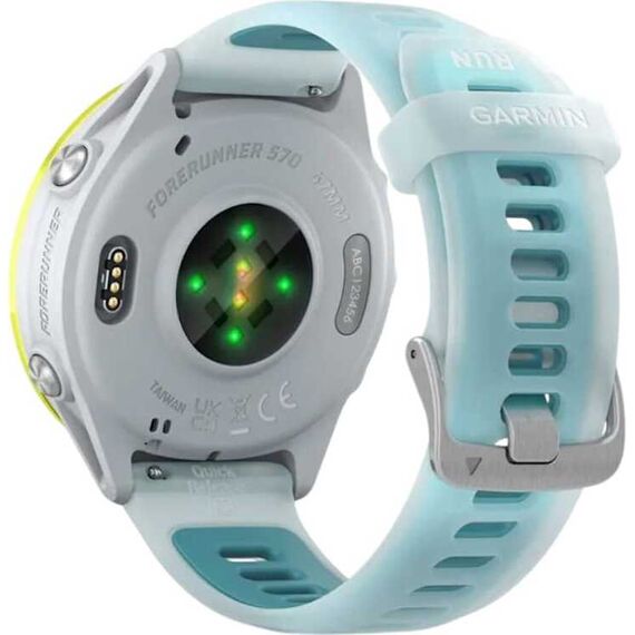 Смарт-часы Garmin Forerunner 570 | 47 mm | Whitestone/Turquoise, Размер корпуса : 47 мм, Цвет: Whitestone/Turquoise, изображение 6 Смарт-часы Garmin Forerunner 570 | 47 mm | Whitestone/Turquoise, Размер корпуса : 47 мм, Цвет: Whitestone/Turquoise, изображение 6