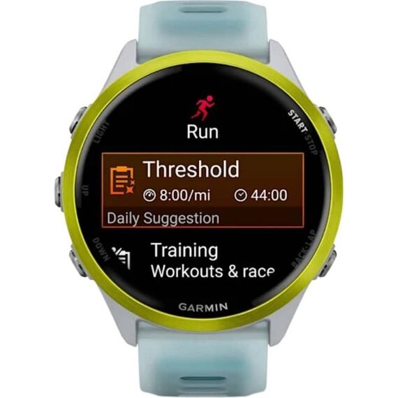 Смарт-часы Garmin Forerunner 570 | 47 mm | Whitestone/Turquoise, Размер корпуса : 47 мм, Цвет: Whitestone/Turquoise, изображение 3 Смарт-часы Garmin Forerunner 570 | 47 mm | Whitestone/Turquoise, Размер корпуса : 47 мм, Цвет: Whitestone/Turquoise, изображение 3