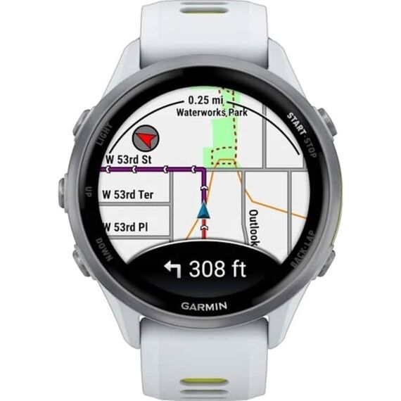 Смарт-часы Garmin Forerunner 970 Whitestone/Translucent Amp Yellow, Цвет: Whitestone, изображение 3 Смарт-часы Garmin Forerunner 970 Whitestone/Translucent Amp Yellow, Цвет: Whitestone, изображение 3