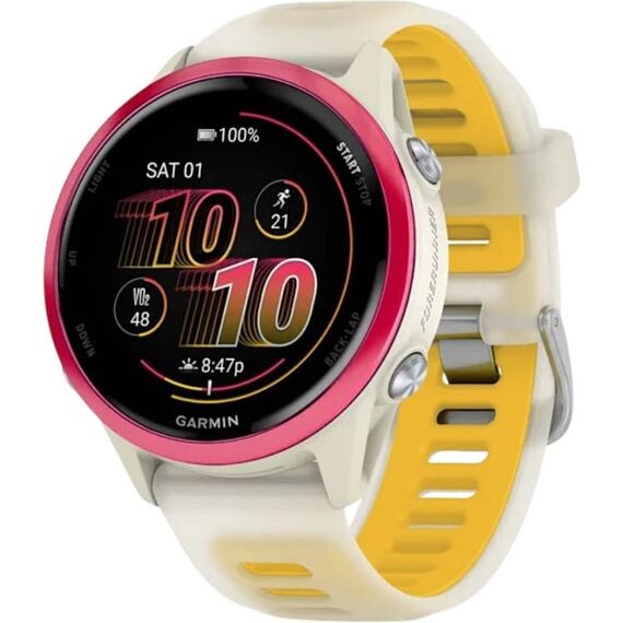 Смарт-часы Garmin Forerunner 570 | 42 mm | Bone/Mango, Размер корпуса : 42 мм, Цвет: Bone/Mango, изображение 2 Смарт-часы Garmin Forerunner 570 | 42 mm | Bone/Mango, Размер корпуса : 42 мм, Цвет: Bone/Mango, изображение 2