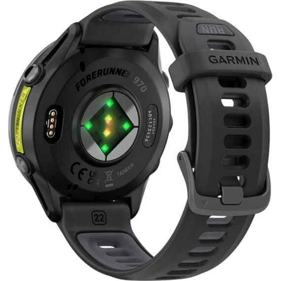 Смарт-часы Garmin Forerunner 970 Carbon Gray DLC Titanium/Black, Цвет: Black, изображение 6 Смарт-часы Garmin Forerunner 970 Carbon Gray DLC Titanium/Black, Цвет: Black, изображение 6