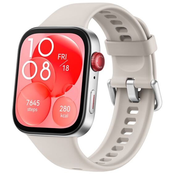 HUAWEI WATCH FIT 3 White, Размер корпуса : 46,2 мм, Цвет: White, изображение 5 HUAWEI WATCH FIT 3 White, Размер корпуса : 46,2 мм, Цвет: White, изображение 5