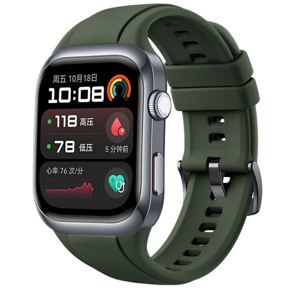 Ремешок для HUAWEI WATCH D2 без датчика давления | L | Green, Модель: Без датчика давления , Тип ремешка : Фторэластомеровый, Цвет ремешка: Зеленый, Размер ремешка : Размер L (160 мм - 210 мм), изображение 2