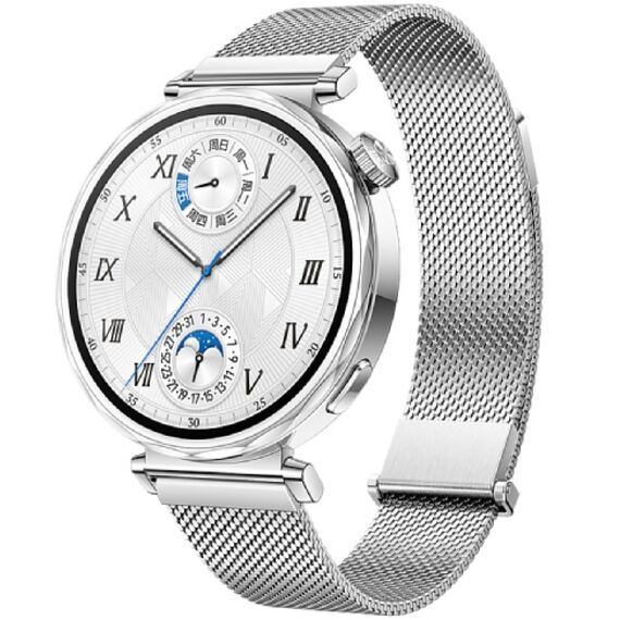 Ремешок с миланским плетением HUAWEI EasyFit | 18 мм | Silver, изображение 2 Ремешок с миланским плетением HUAWEI EasyFit | 18 мм | Silver, изображение 2