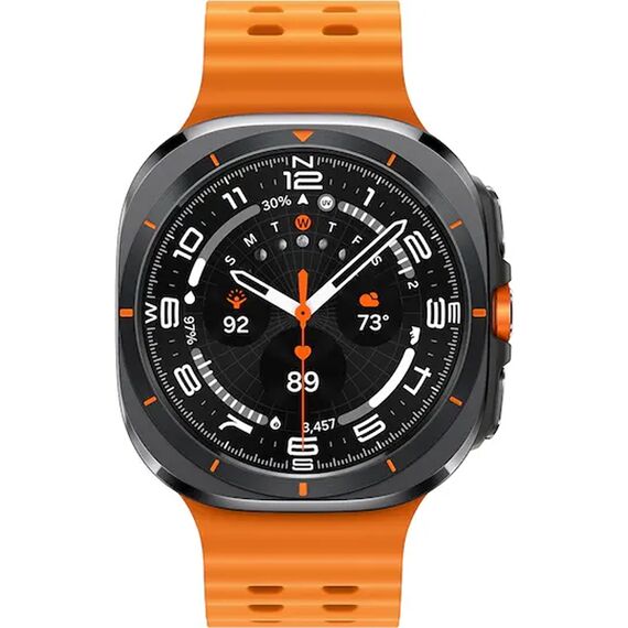 Galaxy Watch Ultra | 47 mm | Titanium Gray | Marine/Orange, Тип ремешка : Marine, Размер корпуса : 47 мм, Цвет: Titanium Gray, Цвет ремешка: Orange, Размер ремешка : M/L, Подключение часов : Bluetooth / Wi-Fi + 4G LTE, изображение 2 Galaxy Watch Ultra | 47 mm | Titanium Gray | Marine/Orange, Тип ремешка : Marine, Размер корпуса : 47 мм, Цвет: Titanium Gray, Цвет ремешка: Orange, Размер ремешка : M/L, Подключение часов : Bluetooth / Wi-Fi + 4G LTE, изображение 2
