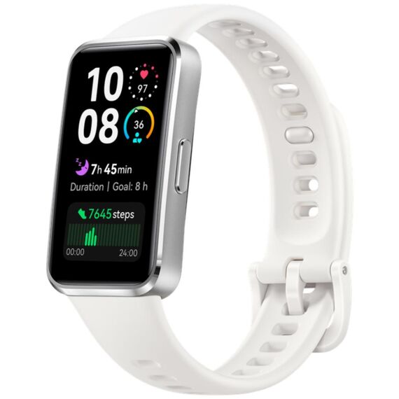 Фитнес-браслет HUAWEI Band 10 White, Размер корпуса : 43 мм, Цвет: White, изображение 4 Фитнес-браслет HUAWEI Band 10 White, Размер корпуса : 43 мм, Цвет: White, изображение 4