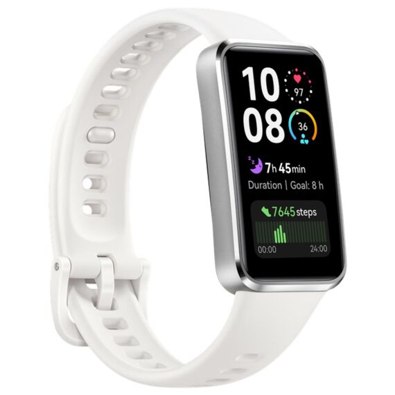 Фитнес-браслет HUAWEI Band 10 White, Размер корпуса : 43 мм, Цвет: White, изображение 3 Фитнес-браслет HUAWEI Band 10 White, Размер корпуса : 43 мм, Цвет: White, изображение 3