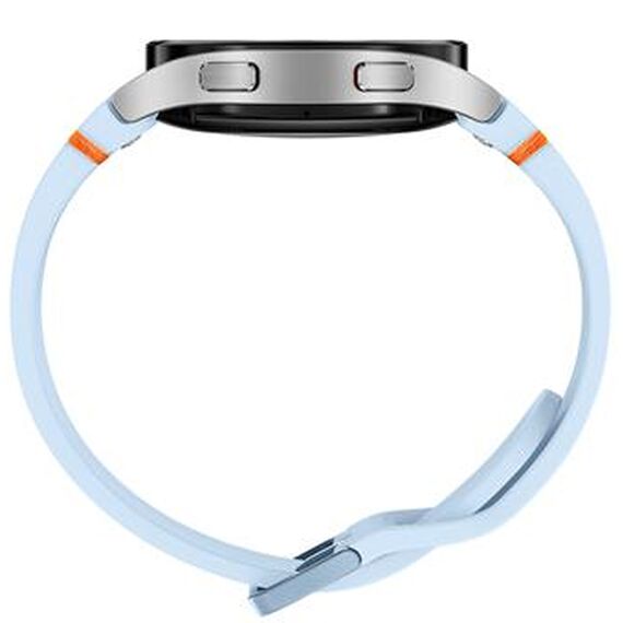 Galaxy Watch FE | 40 mm | 4G LTE | Silver | Sport/Sky Blue, Размер корпуса : 40 мм, Цвет: Silver, Цвет ремешка: Sky Blue, Подключение часов : Bluetooth / Wi-Fi + 4G LTE, изображение 5 Galaxy Watch FE | 40 mm | 4G LTE | Silver | Sport/Sky Blue, Размер корпуса : 40 мм, Цвет: Silver, Цвет ремешка: Sky Blue, Подключение часов : Bluetooth / Wi-Fi + 4G LTE, изображение 5