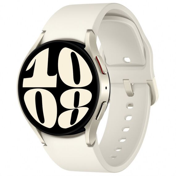 Samsung Galaxy Watch 6 | 40 mm | 4G LTE | Gold | Sport/Cream | S/M, Тип ремешка : Sport, Размер корпуса : 40 мм, Цвет: Gold, Цвет ремешка: Cream, Размер ремешка : S/M, Подключение часов : Bluetooth / Wi-Fi + 4G LTE, изображение 4 Samsung Galaxy Watch 6 | 40 mm | 4G LTE | Gold | Sport/Cream | S/M, Тип ремешка : Sport, Размер корпуса : 40 мм, Цвет: Gold, Цвет ремешка: Cream, Размер ремешка : S/M, Подключение часов : Bluetooth / Wi-Fi + 4G LTE, изображение 4