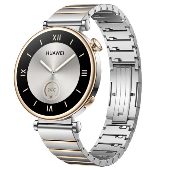 Металлический ремешок HUAWEI EasyFit Fashion | 18 мм | Silver and gold, изображение 2 Металлический ремешок HUAWEI EasyFit Fashion | 18 мм | Silver and gold, изображение 2