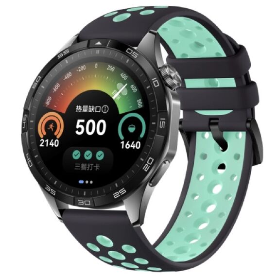 Перфорированный ремешок HUAWEI EasyFit Sports | 22 мм | Greenish black, изображение 2 Перфорированный ремешок HUAWEI EasyFit Sports | 22 мм | Greenish black, изображение 2