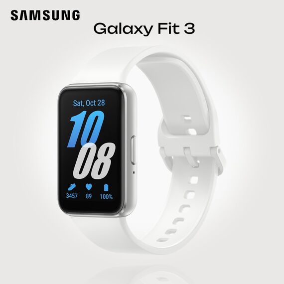 Galaxy Fit 3 Silver, Цвет: Silver, Подключение часов : Bluetooth / Wi-Fi