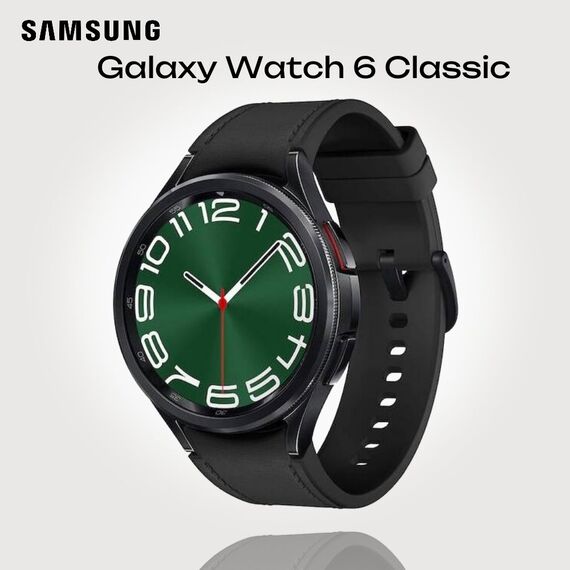 Galaxy Watch 6 Classic | 47 mm | 4G LTE | Black | Sport/Black, Размер ремешка : M/L, Цвет ремешка: Graphite, Тип ремешка : Sport, Размер корпуса : 47 мм, Цвет: Black, Подключение часов : Bluetooth / Wi-Fi + 4G LTE