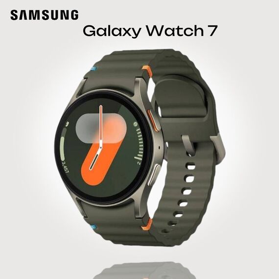 Samsung Galaxy Watch 7 | 40 mm | 4G LTE | Green | Sport/Green | S/M, Размер ремешка : S/M, Цвет ремешка: Green, Тип ремешка : Sport, Размер корпуса : 40 мм, Цвет: Green, Подключение часов : Bluetooth / Wi-Fi + 4G LTE