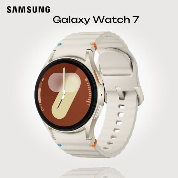Samsung Galaxy Watch 7 | 40 mm | 4G LTE | Cream | Sport/Cream | S/M, Размер ремешка : S/M, Цвет ремешка: Cream, Тип ремешка : Sport, Размер корпуса : 40 мм, Цвет: Cream, Подключение часов : Bluetooth / Wi-Fi + 4G LTE