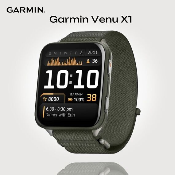 Смарт-часы Garmin Venu X1 Moss, Цвет: Moss