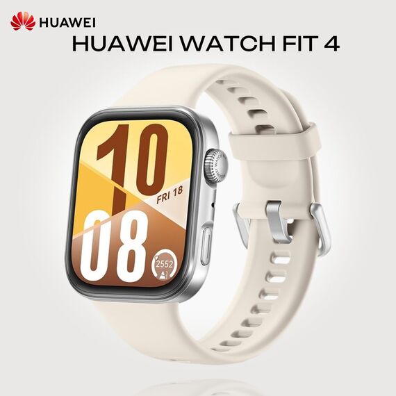 Смарт-часы HUAWEI WATCH FIT 4 | White, Размер корпуса : 46,2 мм, Цвет: White