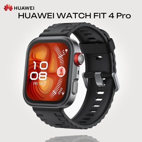 Смарт-часы HUAWEI WATCH FIT 4 Pro | Black, Размер корпуса : 46,2 мм, Цвет: Black