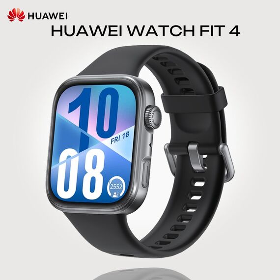 Смарт-часы HUAWEI WATCH FIT 4 | Black, Размер корпуса : 46,2 мм, Цвет: Black