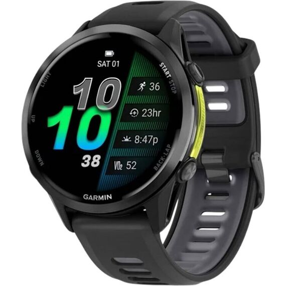 Смарт-часы Garmin Forerunner 970 Carbon Gray DLC Titanium/Black, Цвет: Black, изображение 2 Смарт-часы Garmin Forerunner 970 Carbon Gray DLC Titanium/Black, Цвет: Black, изображение 2