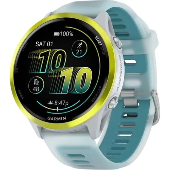 Смарт-часы Garmin Forerunner 570 | 47 mm | Whitestone/Turquoise, Размер корпуса : 47 мм, Цвет: Whitestone/Turquoise, изображение 2 Смарт-часы Garmin Forerunner 570 | 47 mm | Whitestone/Turquoise, Размер корпуса : 47 мм, Цвет: Whitestone/Turquoise, изображение 2